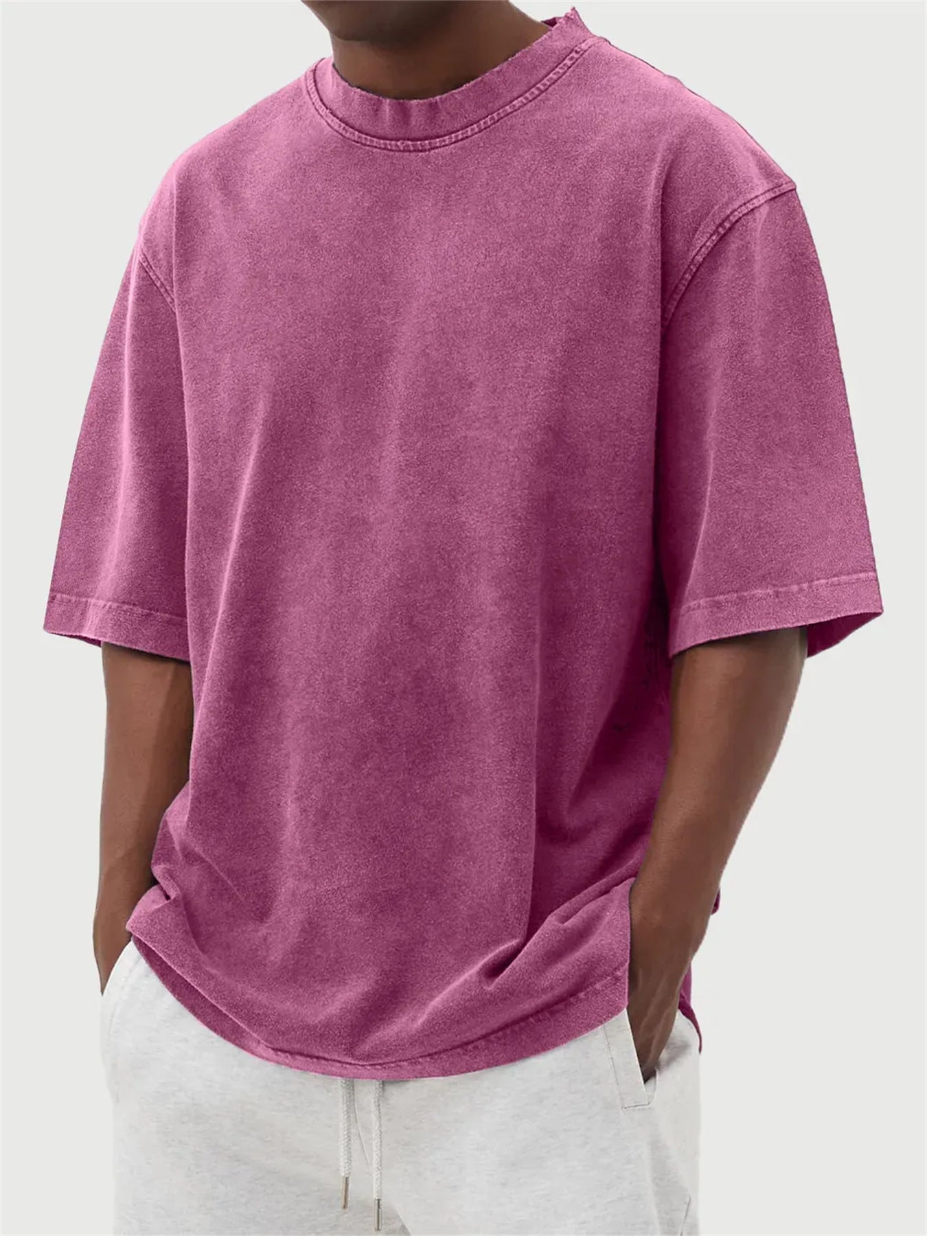 Men's Vintage Washed Oversized Tee