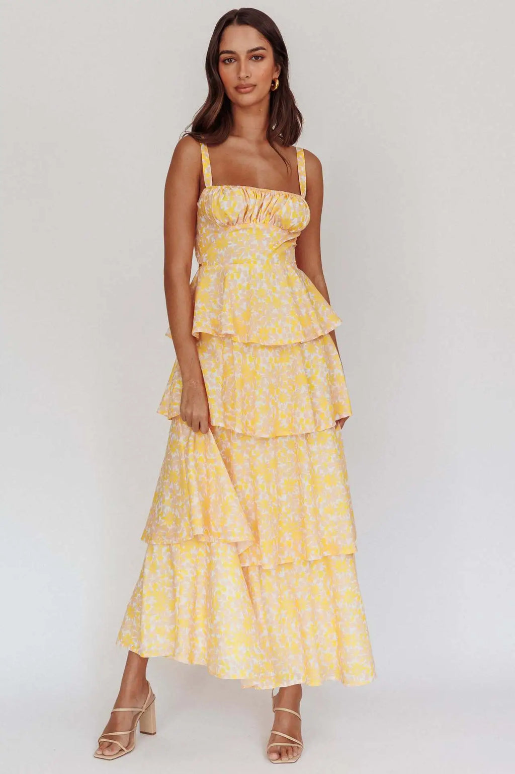 Floral Tiered Summer Dress
