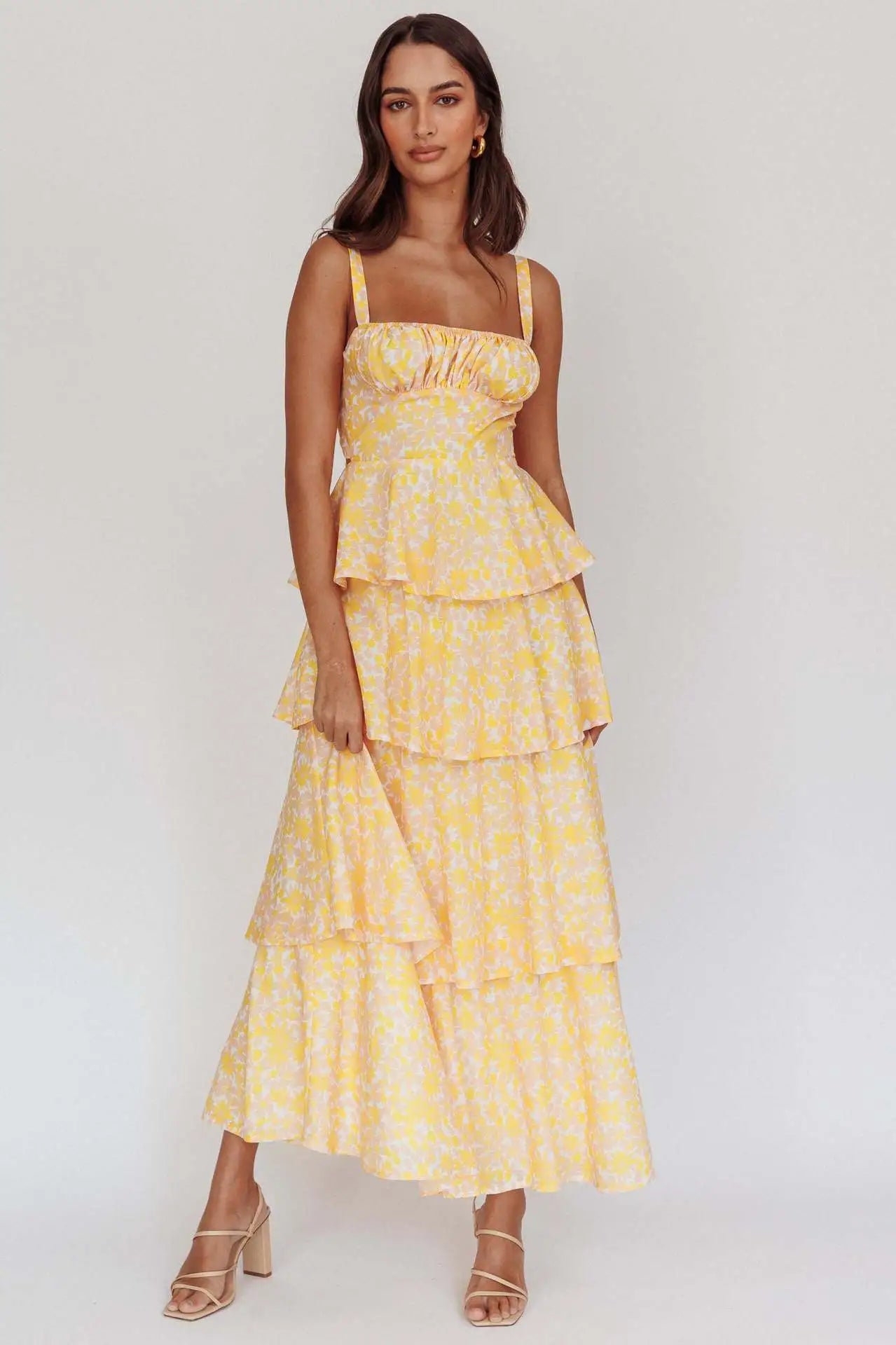 Floral Tiered Summer Dress