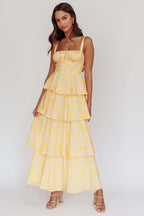 Floral Tiered Summer Dress