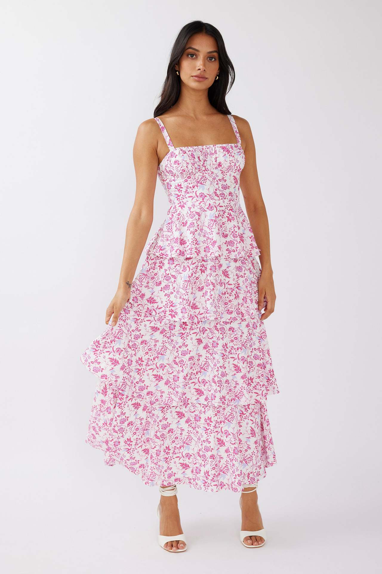 Floral Tiered Summer Dress