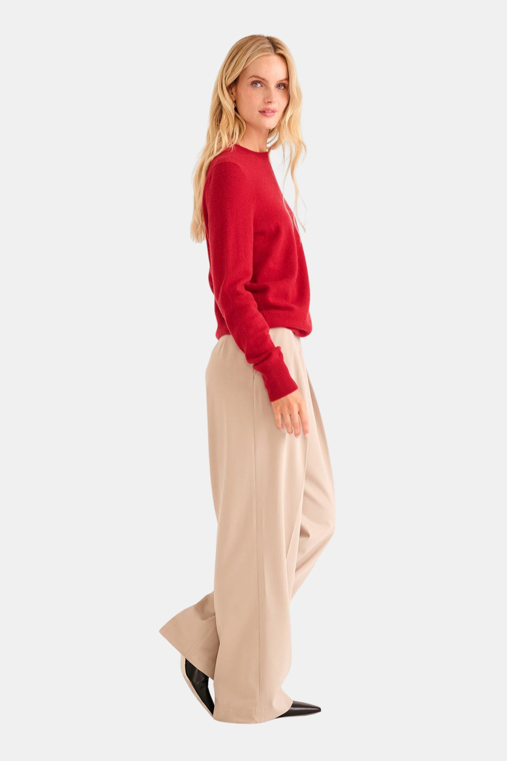 Mongolian Cashmere Crewneck Sweater