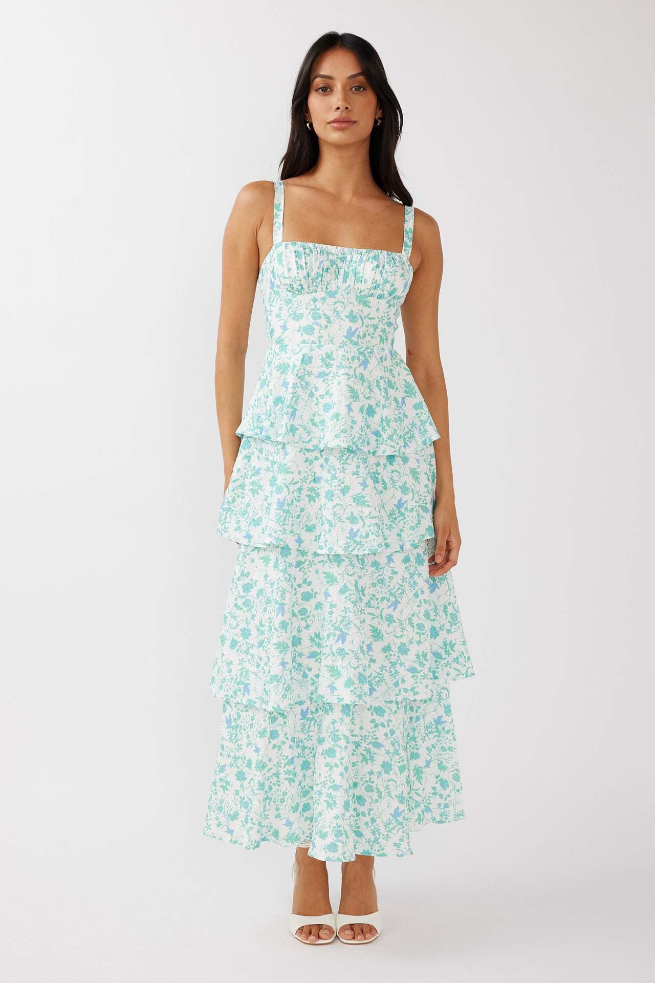 Floral Tiered Summer Dress