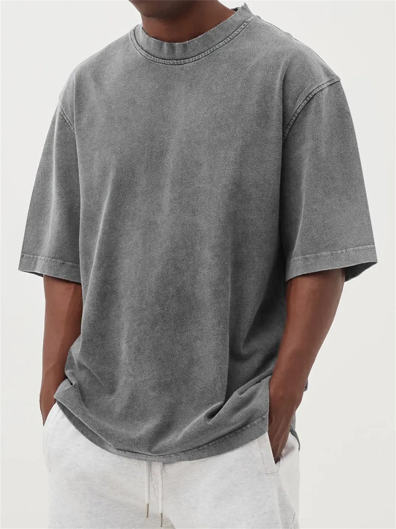 Men's Vintage Washed Oversized Tee