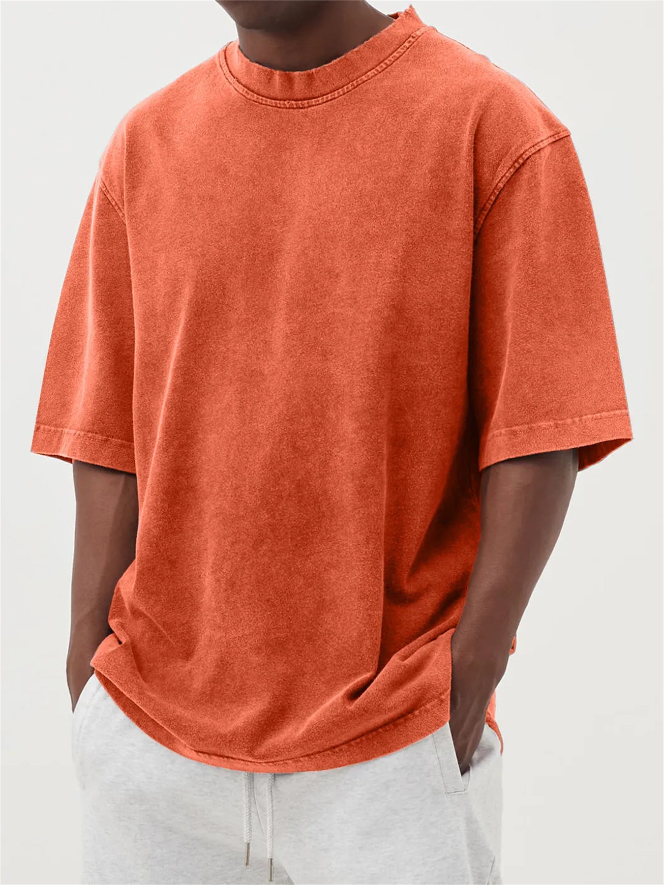 Men's Vintage Washed Oversized Tee