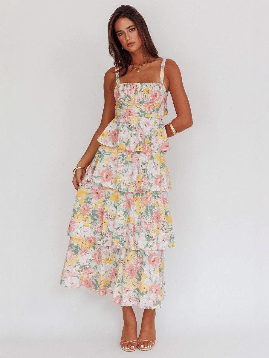 Floral Tiered Summer Dress