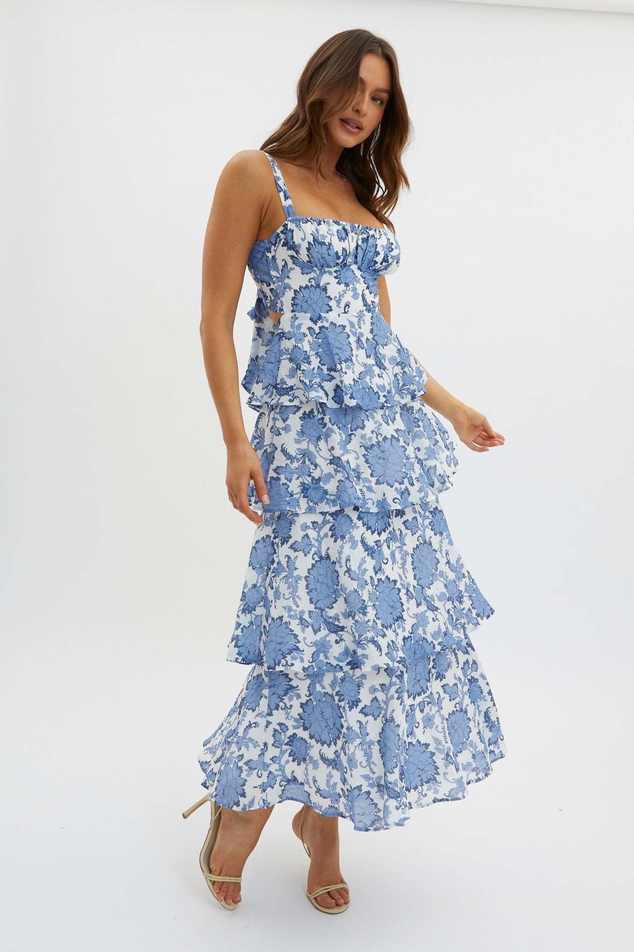 Floral Tiered Summer Dress