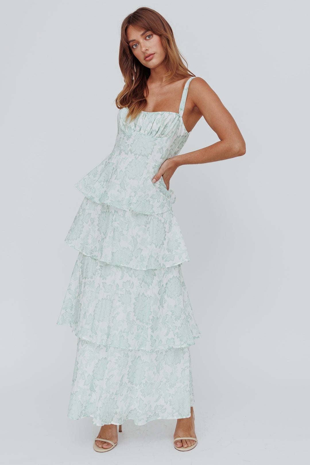 Floral Tiered Summer Dress