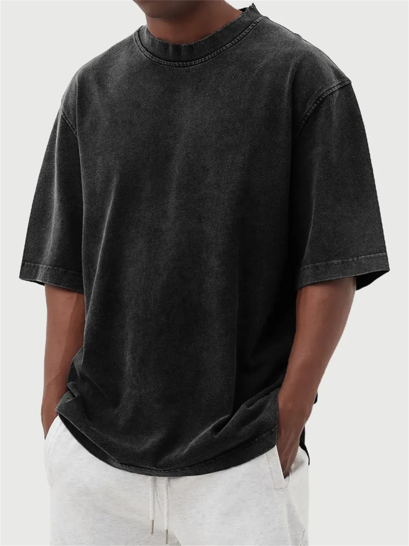 Men's Vintage Washed Oversized Tee
