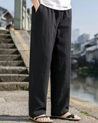European Linen Relaxed Fit Pants