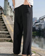 European Linen Relaxed Fit Pants