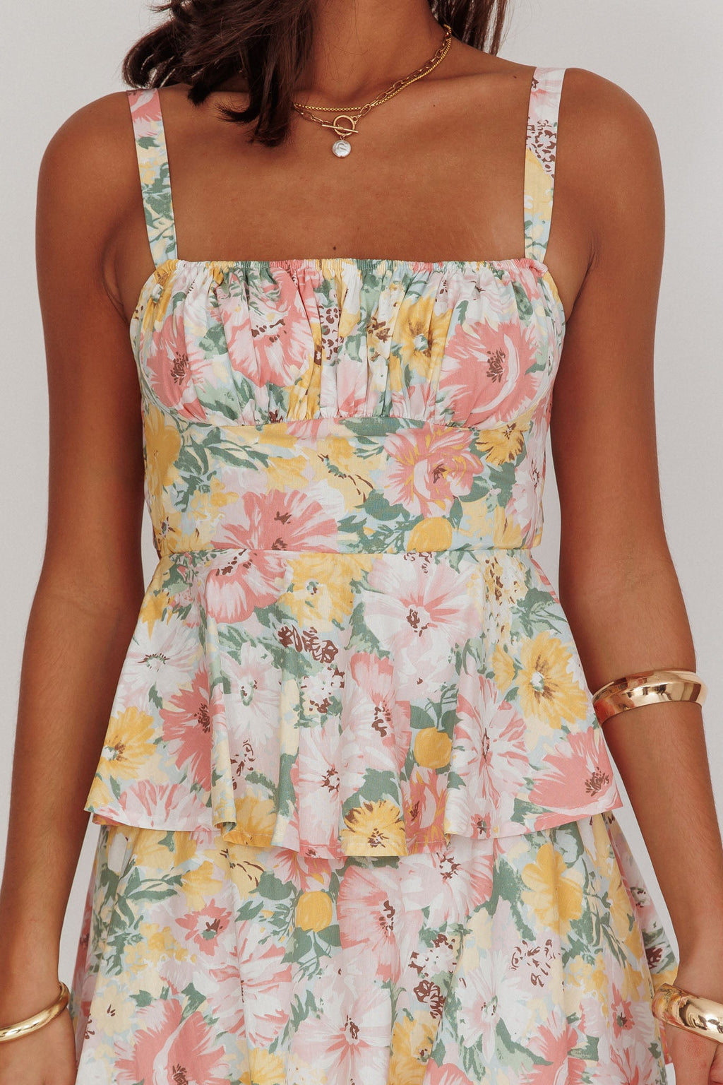 Floral Tiered Summer Dress