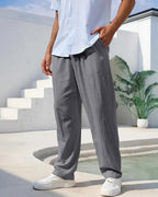 European Linen Relaxed Fit Pants