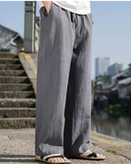 European Linen Relaxed Fit Pants