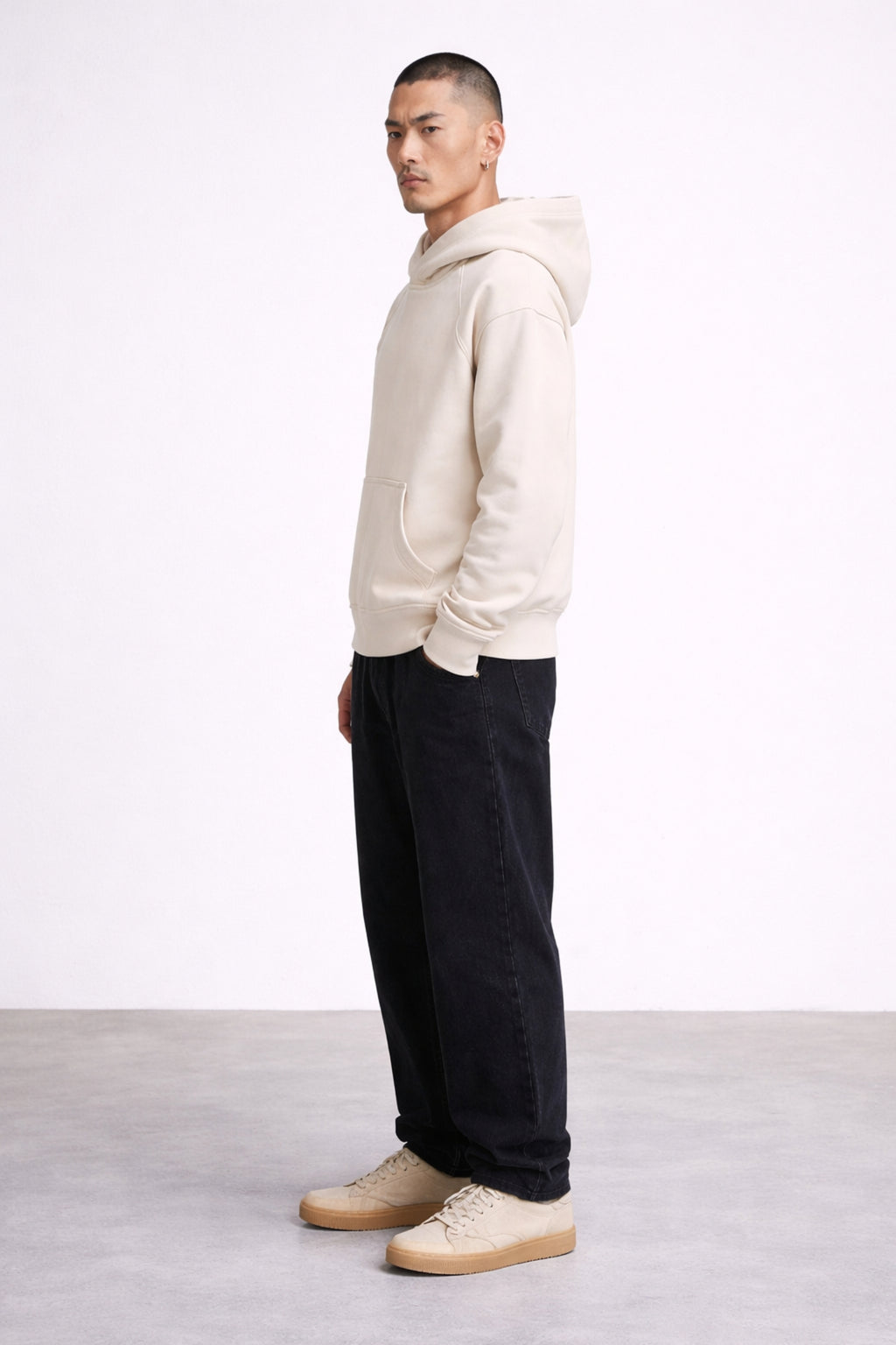 Ultra Heavyweight 500 GSM Boxy Organic Cotton Hoodie