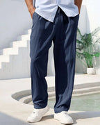 European Linen Relaxed Fit Pants