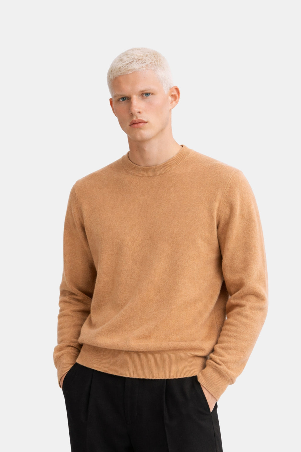 Mongolian Cashmere Crewneck Sweater