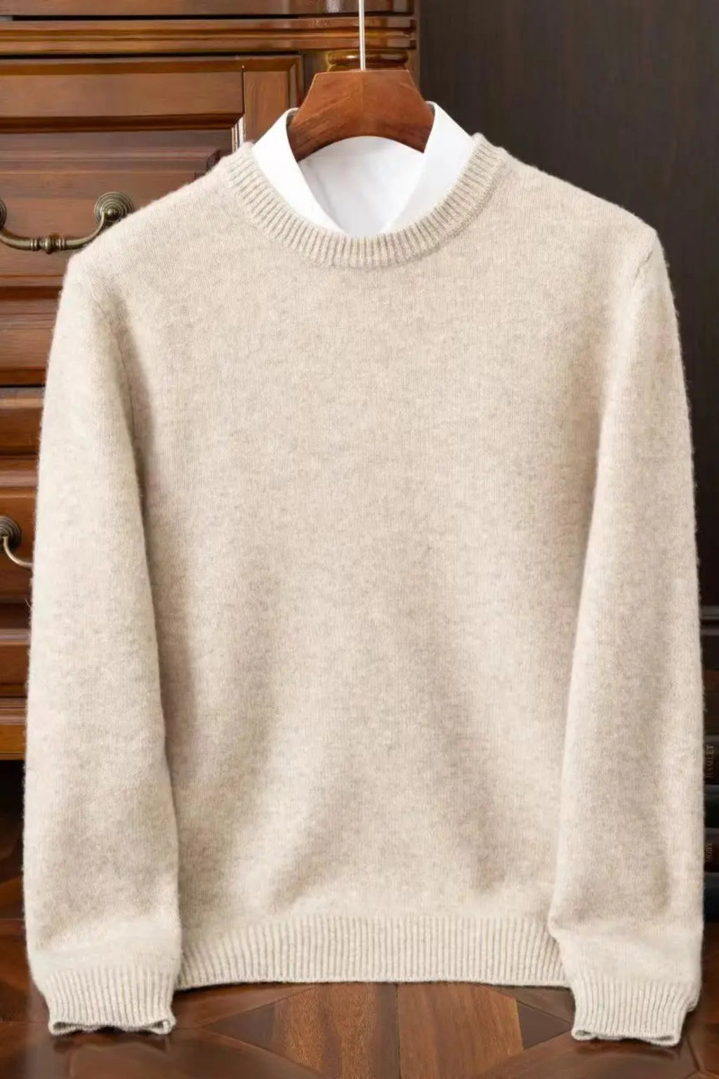 Mongolian Cashmere Crewneck Sweater