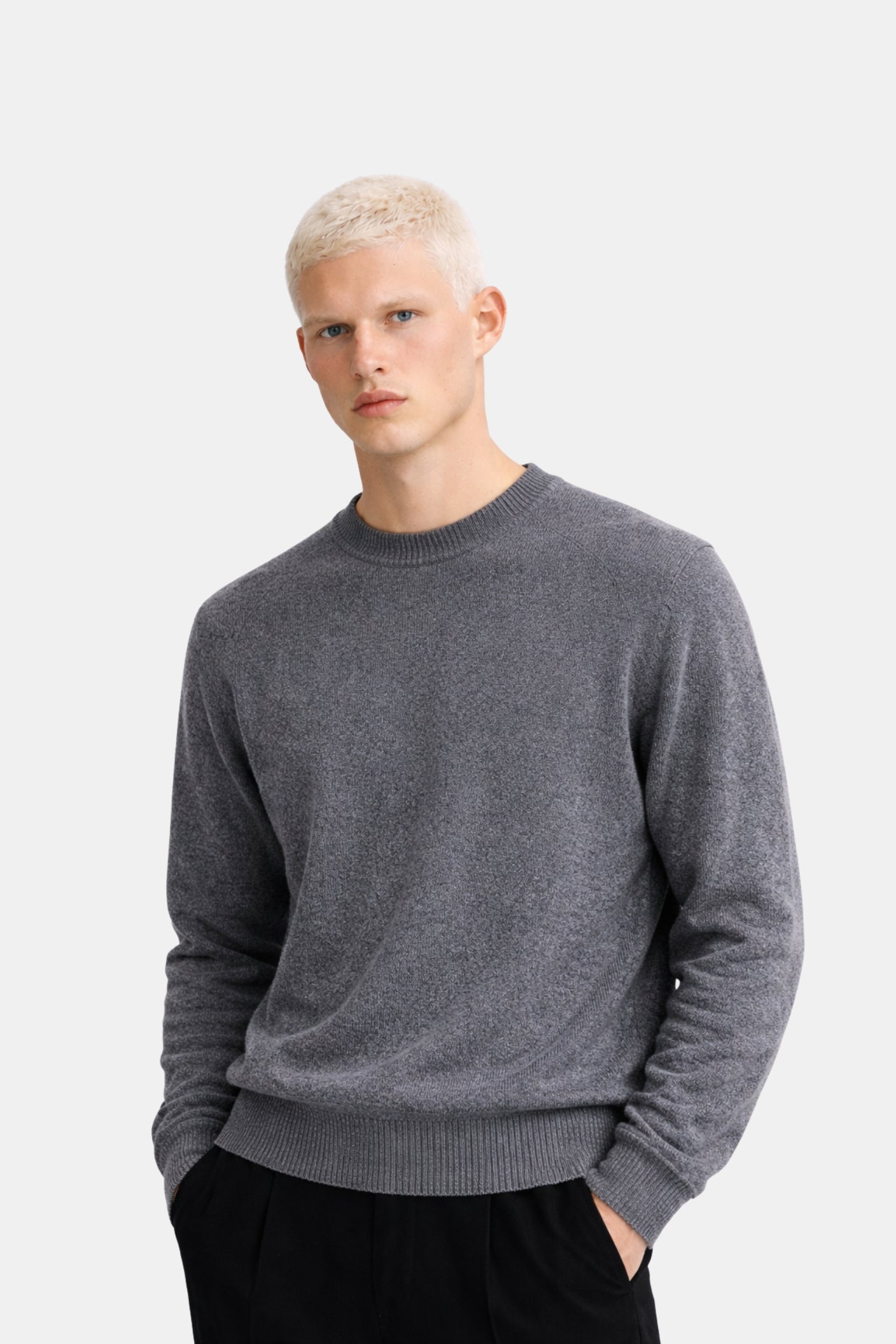 Mongolian Cashmere Crewneck Sweater