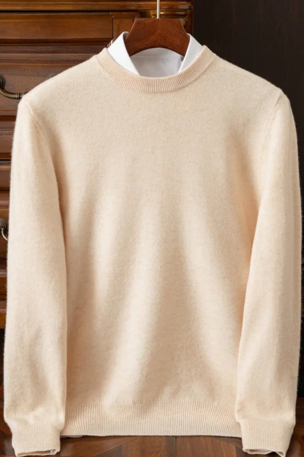 Mongolian Cashmere Crewneck Sweater