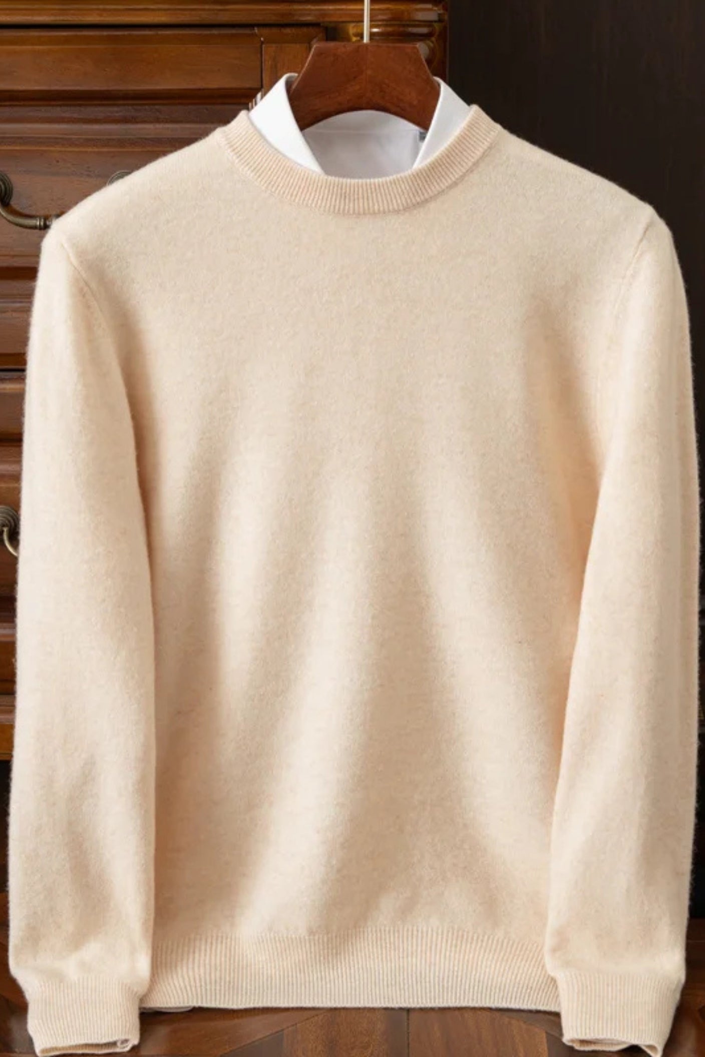 Mongolian Cashmere Crewneck Sweater