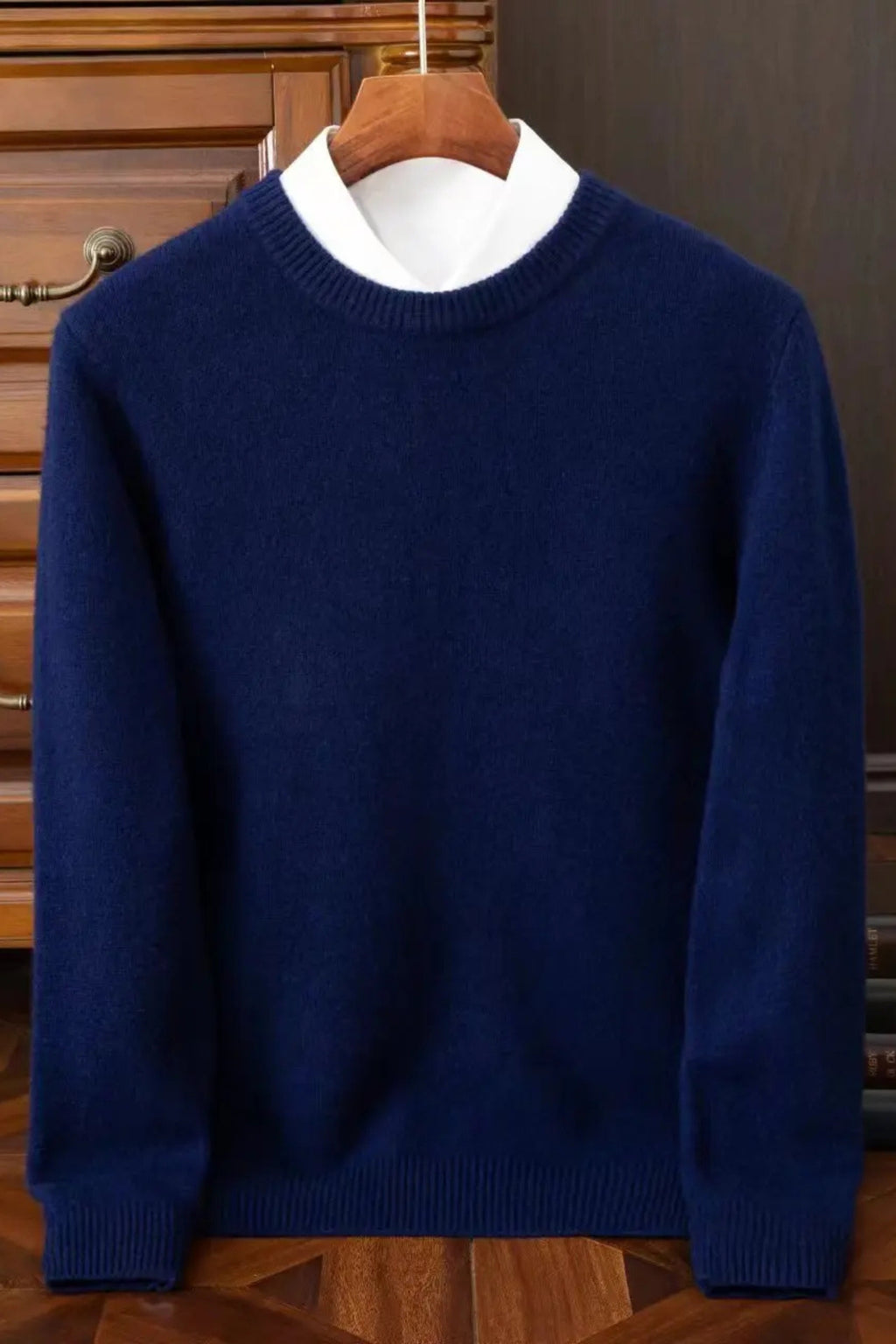 Mongolian Cashmere Crewneck Sweater