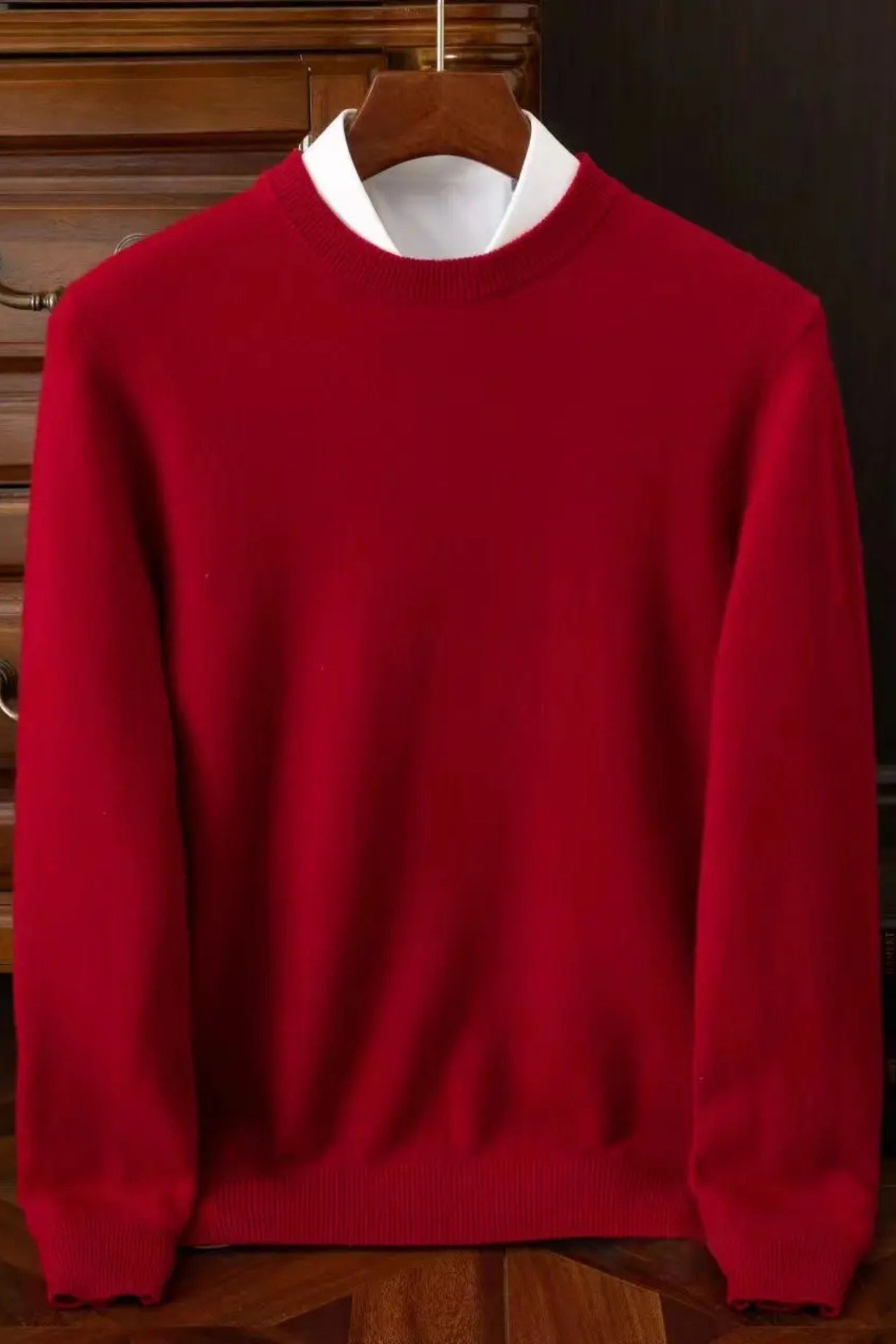 Mongolian Cashmere Crewneck Sweater