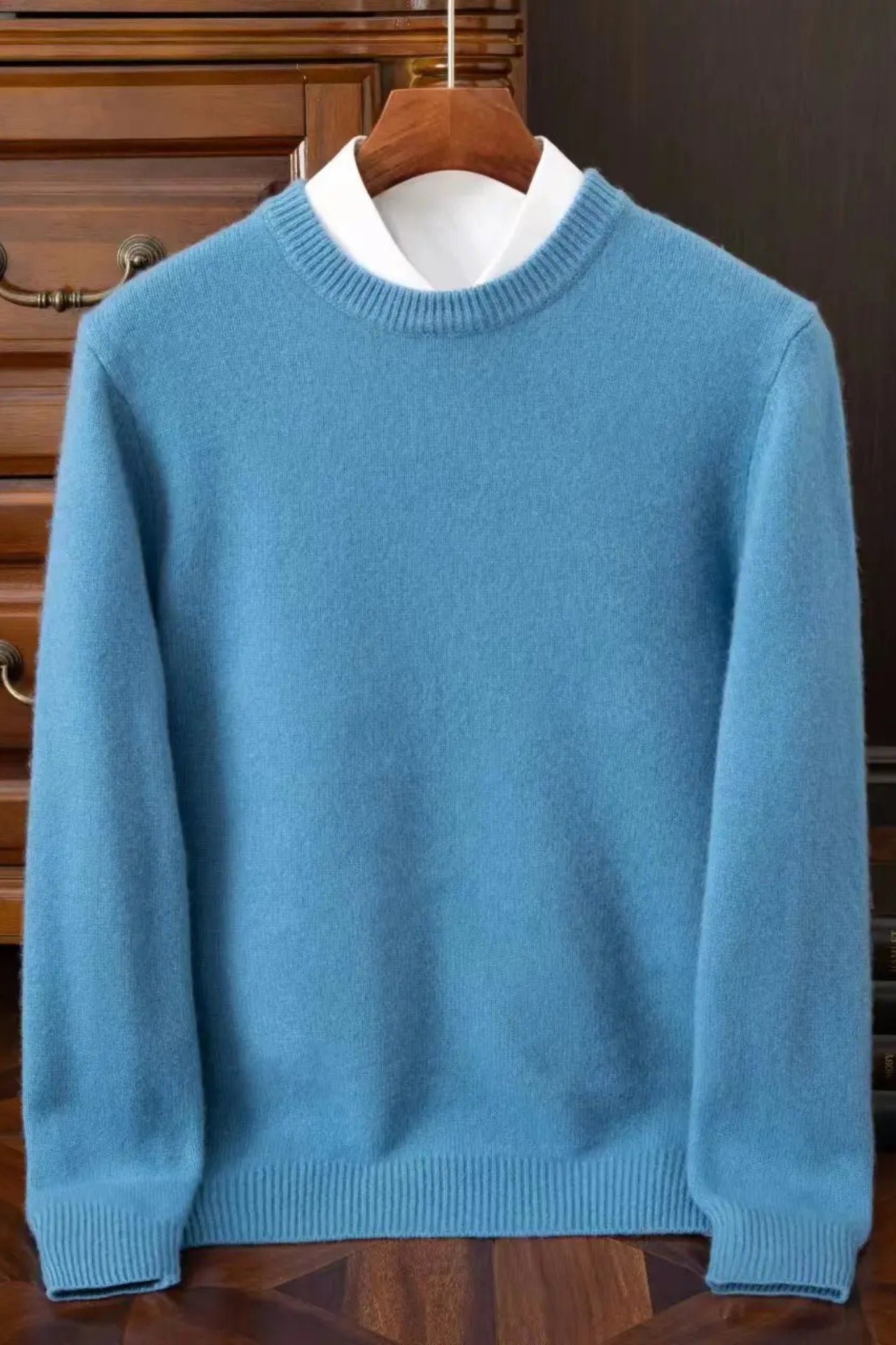 Mongolian Cashmere Crewneck Sweater