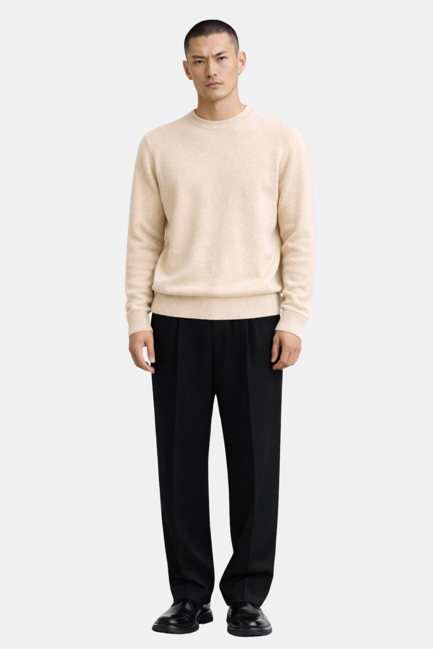 Mongolian Cashmere Crewneck Sweater