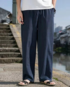 European Linen Relaxed Fit Pants