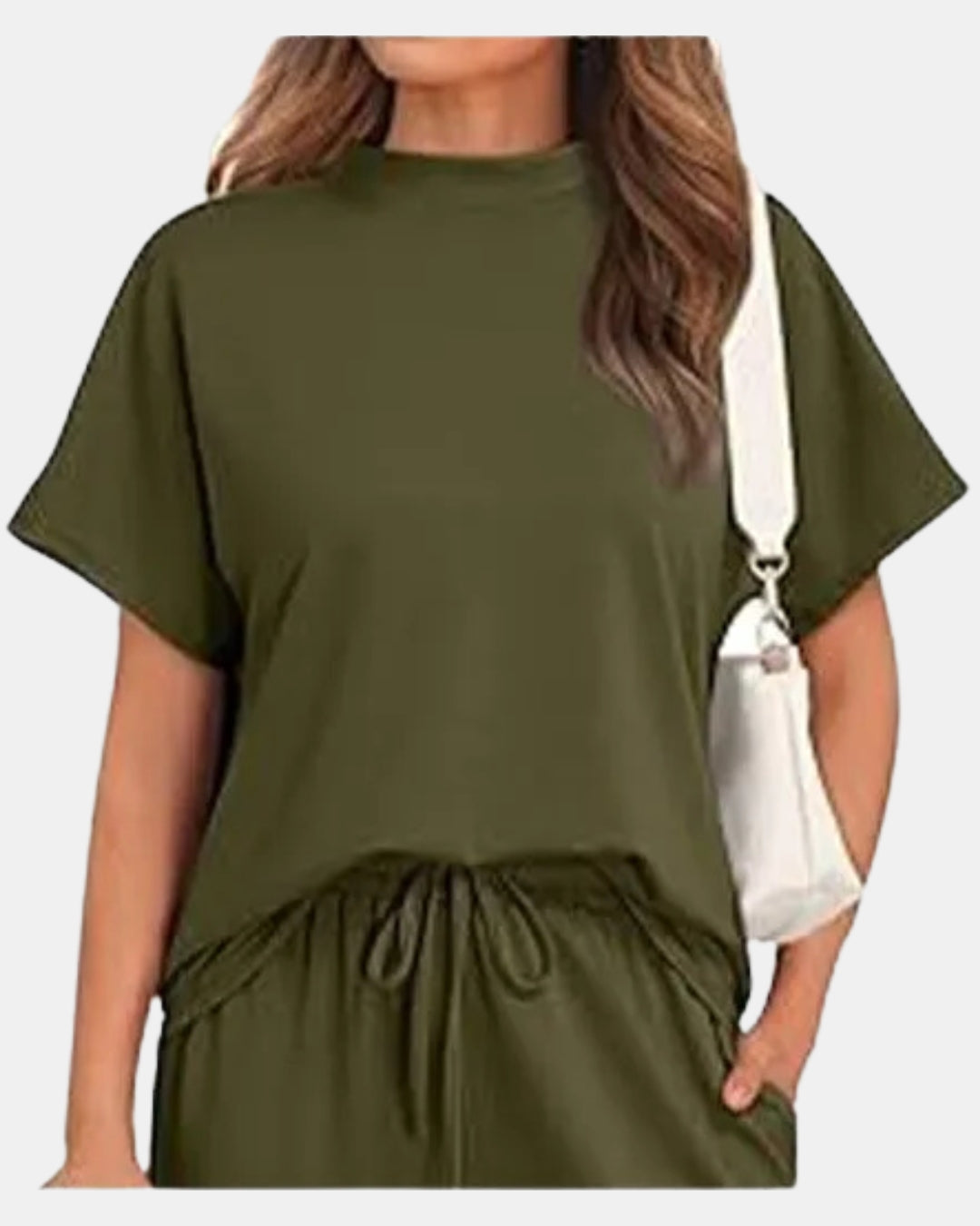 Relaxed Tee & Wide Leg Trouser Set
