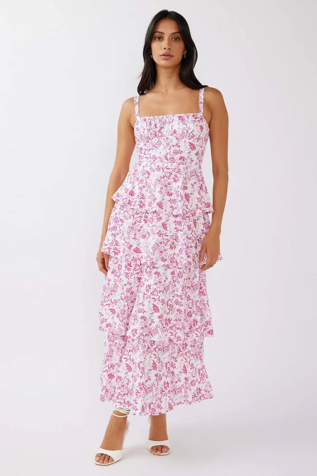 Floral Tiered Summer Dress