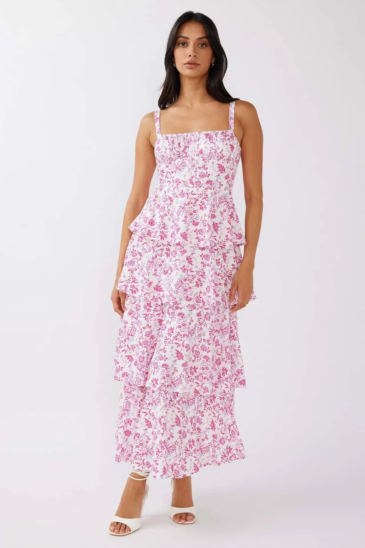 Floral Tiered Summer Dress