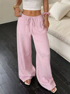 100% European Linen Wide Leg Pants