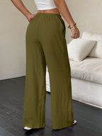 100% European Linen Wide Leg Pants