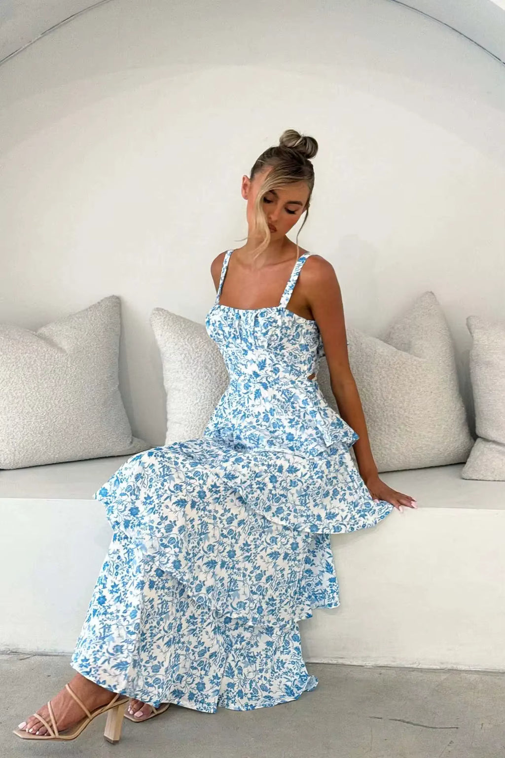 Floral Tiered Summer Dress