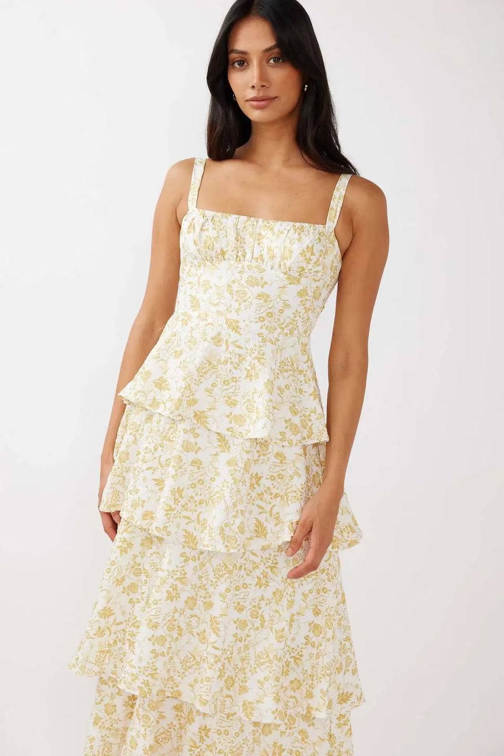 Floral Tiered Summer Dress