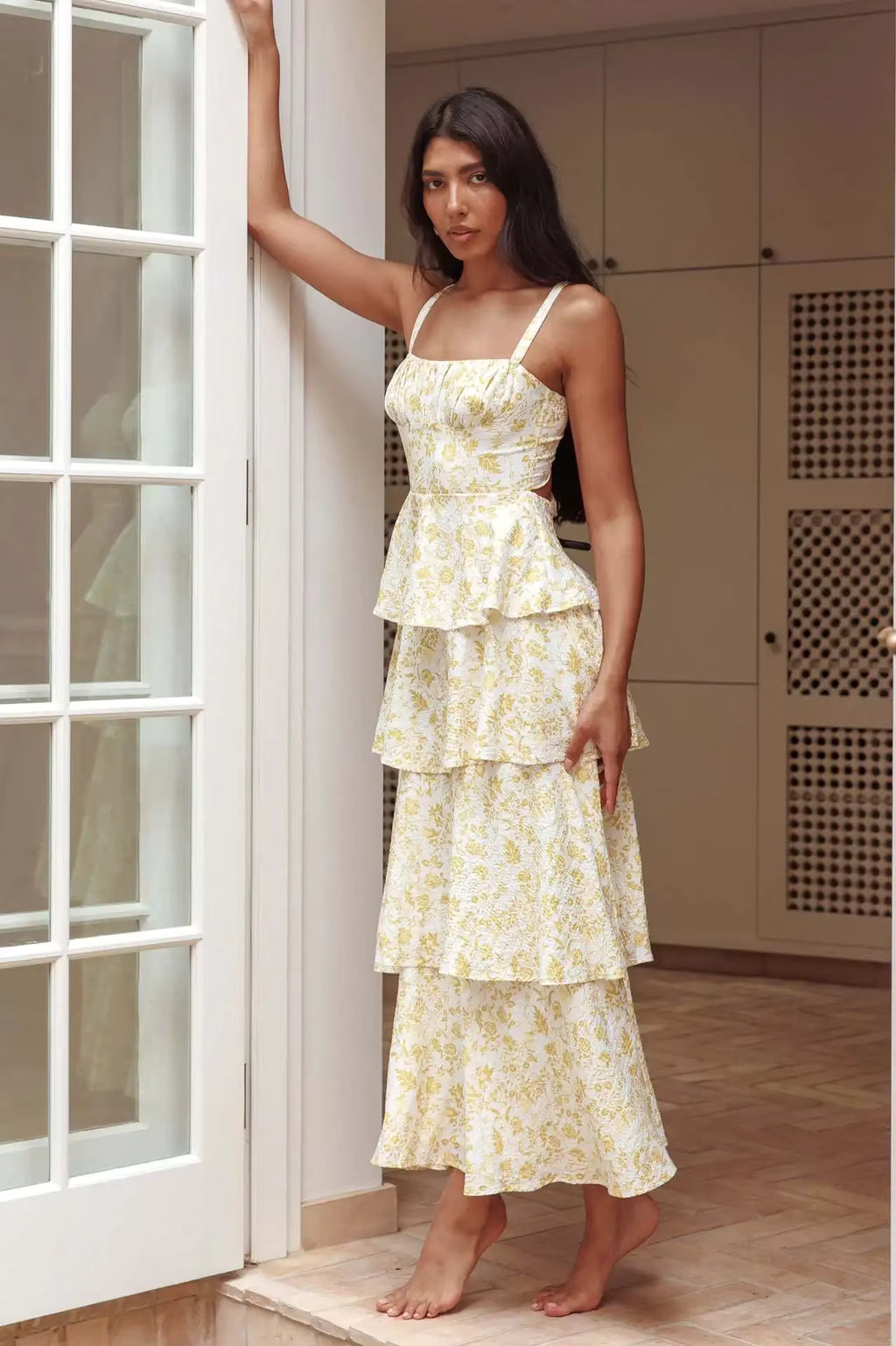 Floral Tiered Summer Dress