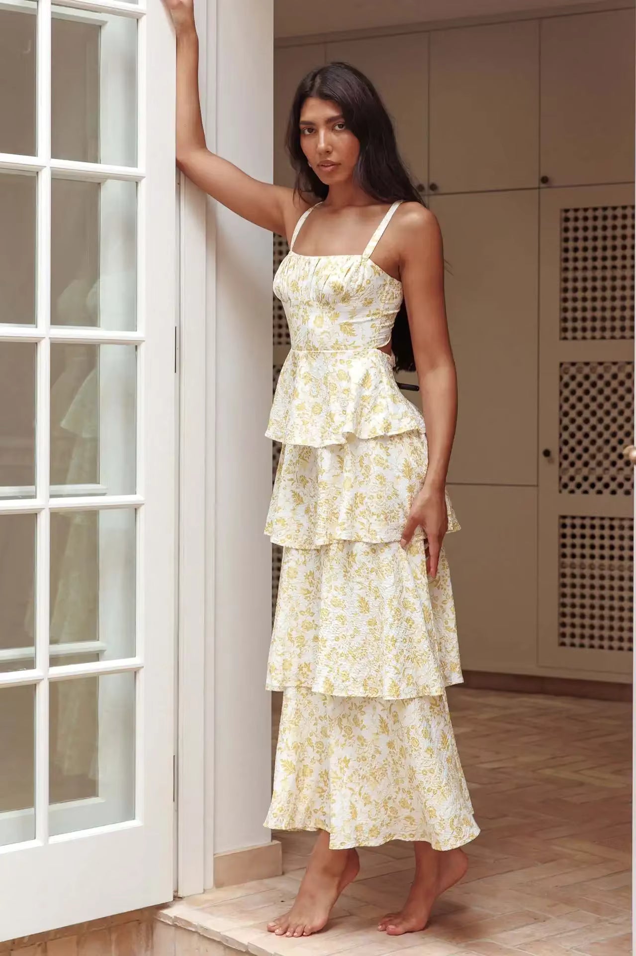 Floral Tiered Summer Dress