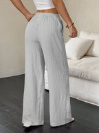 100% European Linen Wide Leg Pants