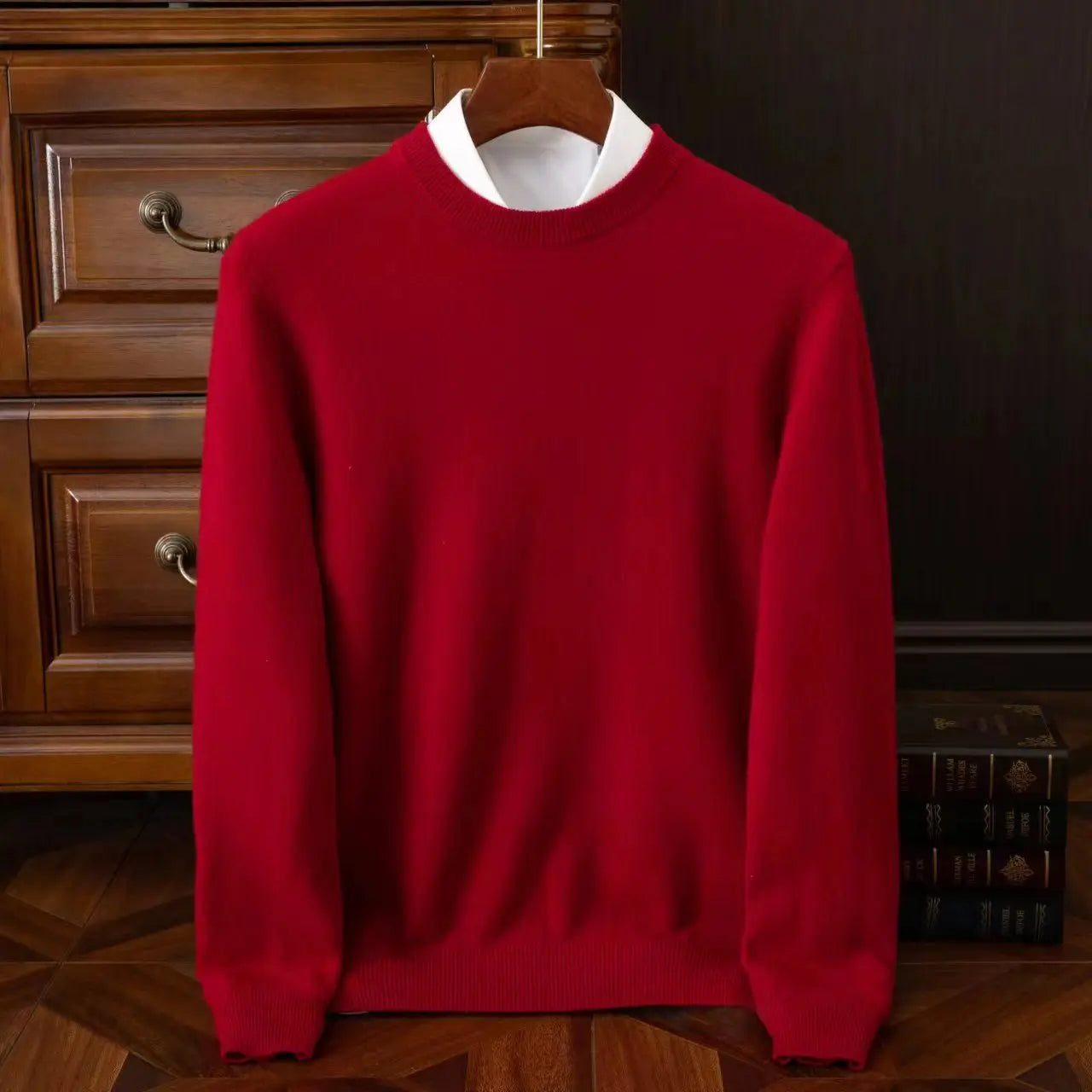 Mongolian Cashmere Crewneck Sweater