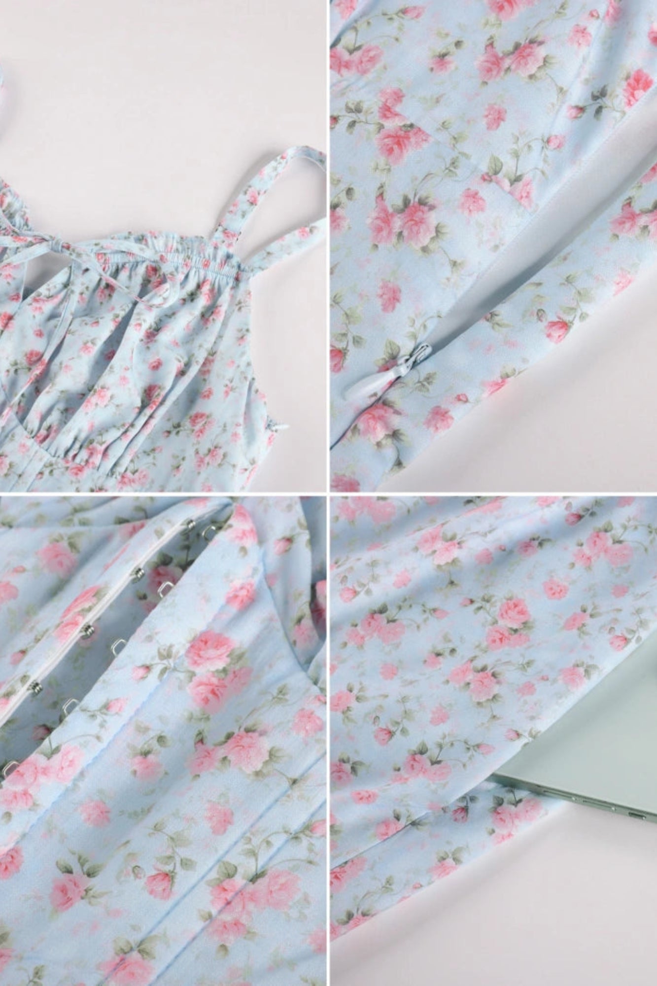 Camille Floral Chiffon Mini Dress