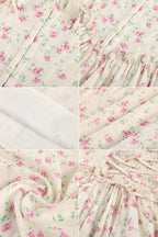 Camille Floral Chiffon Mini Dress