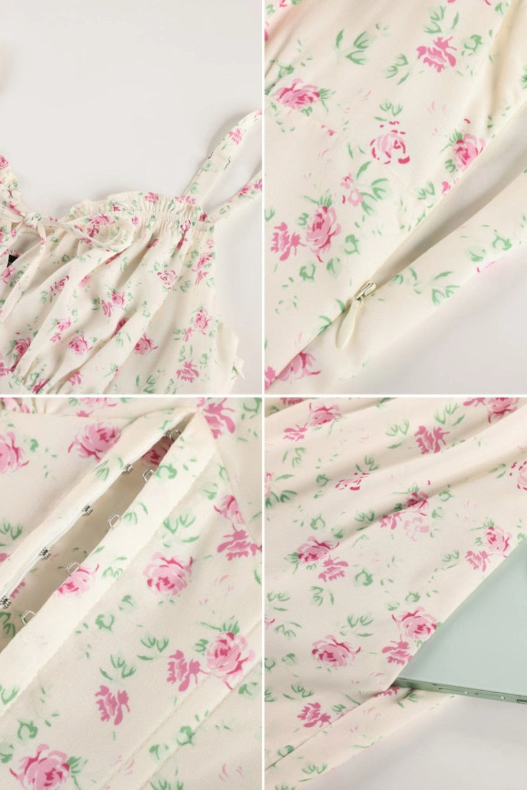 Camille Floral Chiffon Mini Dress