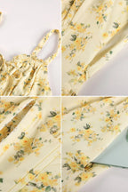 Camille Floral Chiffon Mini Dress