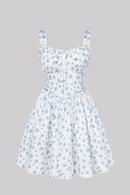 Camille Floral Chiffon Mini Dress