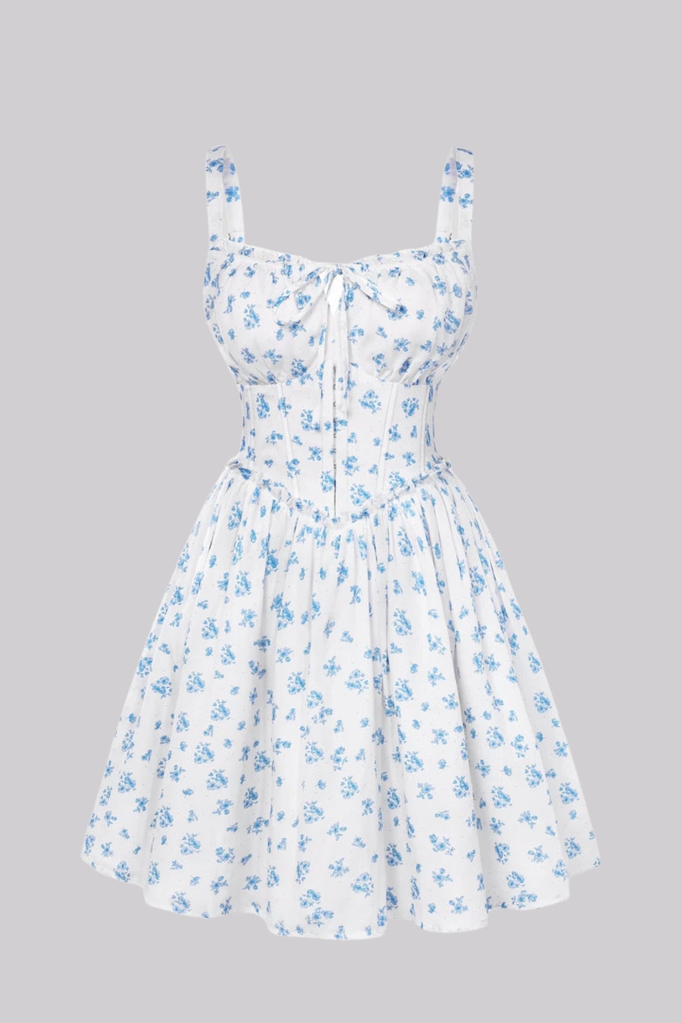 Camille Floral Chiffon Mini Dress