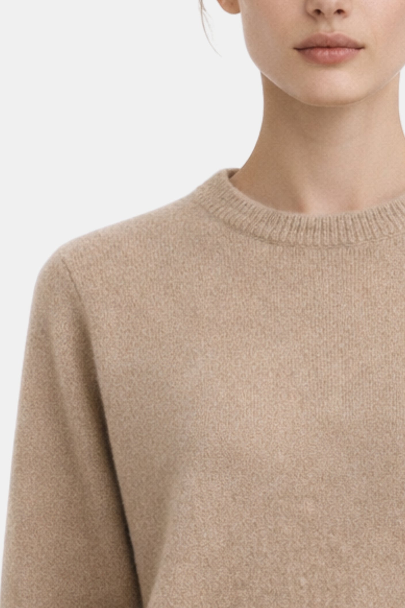 Mongolian Cashmere Crewneck Sweater