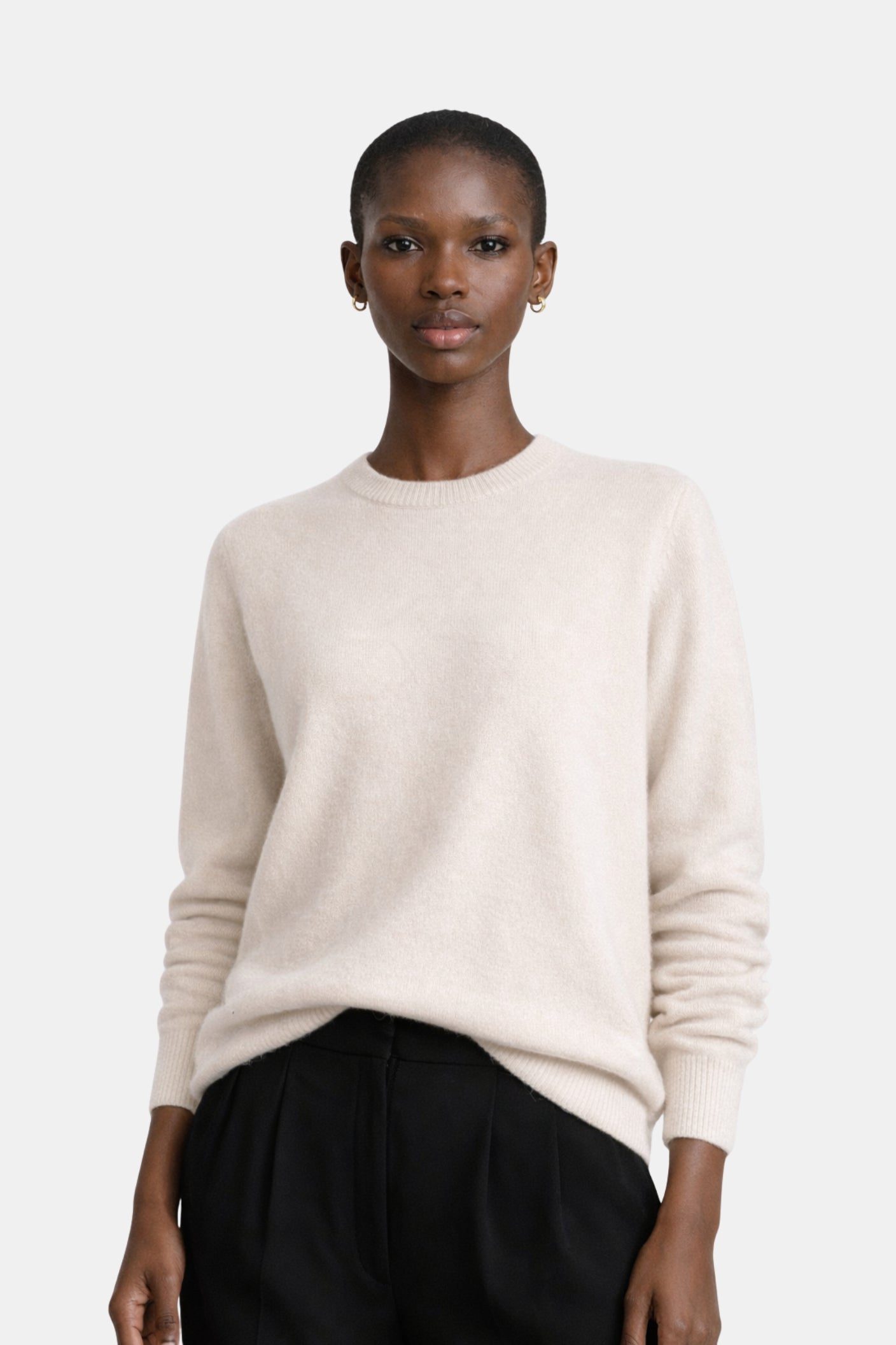 Mongolian Cashmere Crewneck Sweater