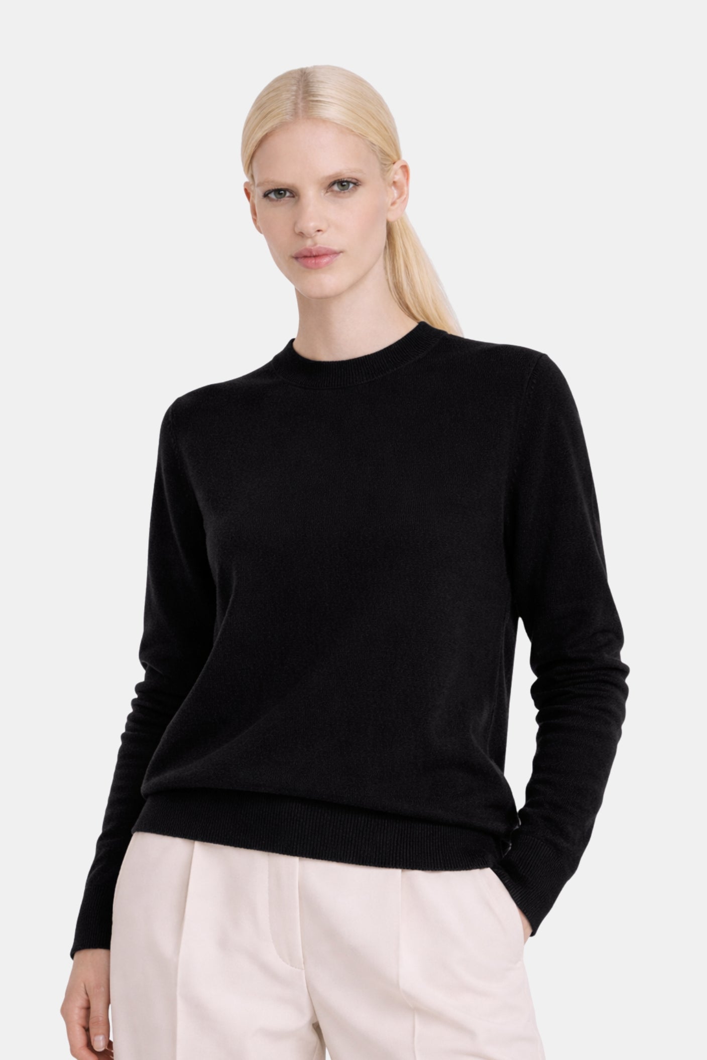 Mongolian Cashmere Crewneck Sweater